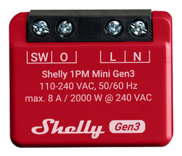 Shelly Inteligentny sterownik 1PM Mini Gen3 - 1268860 - zdjęcie